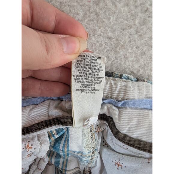 American Eagle Cargo Shorts Mens 28 Plaid Preppy Longer Length - Picture 12 of 12